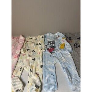 Disney Baby Mickey Mouse 4 Footed One Piece Zip Bodysuit Romper 24 Months